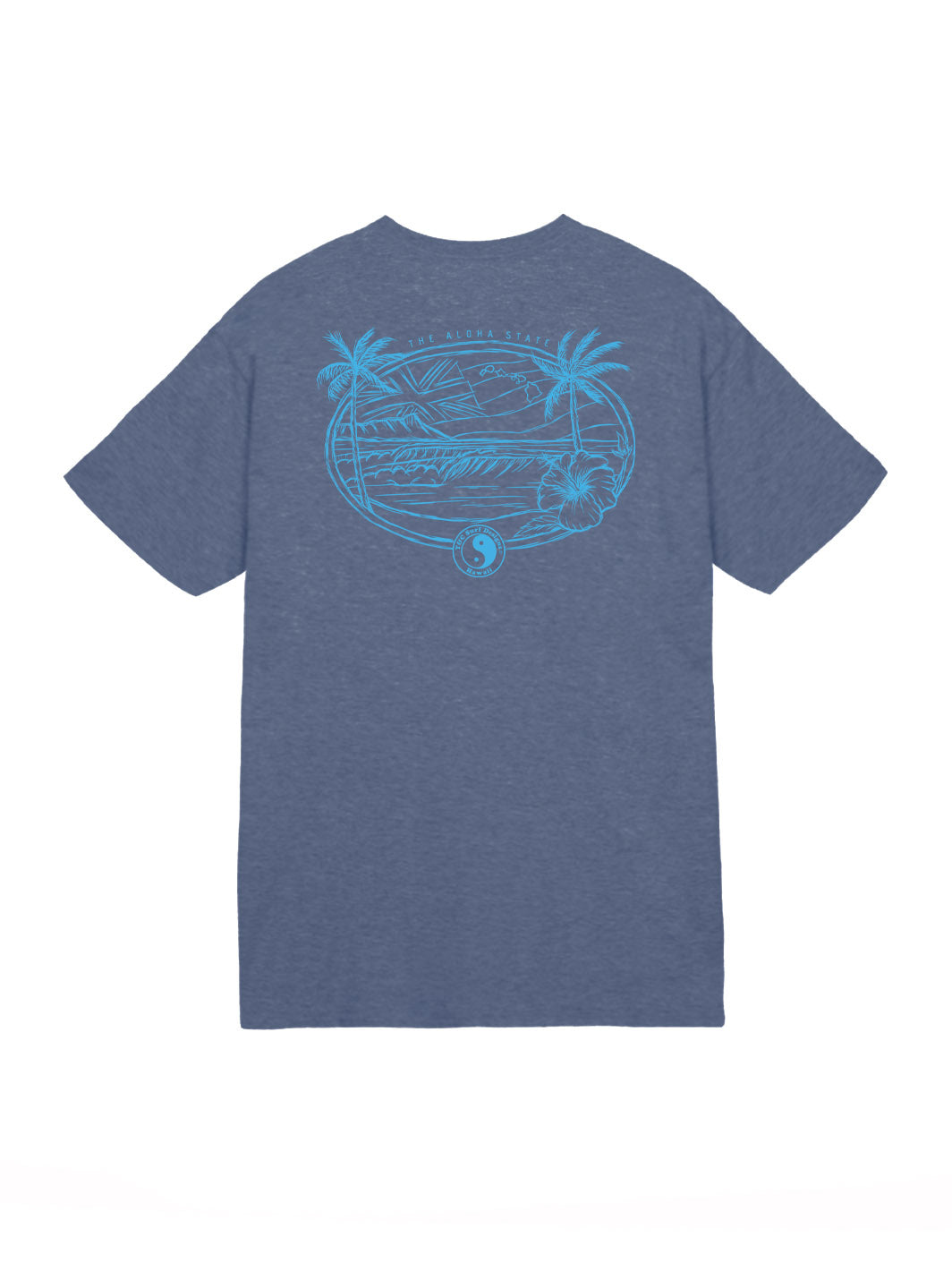 T&C Surf Designs T&C Surf Sketch Diamond Head Jersey Tee, S / Heather Navy