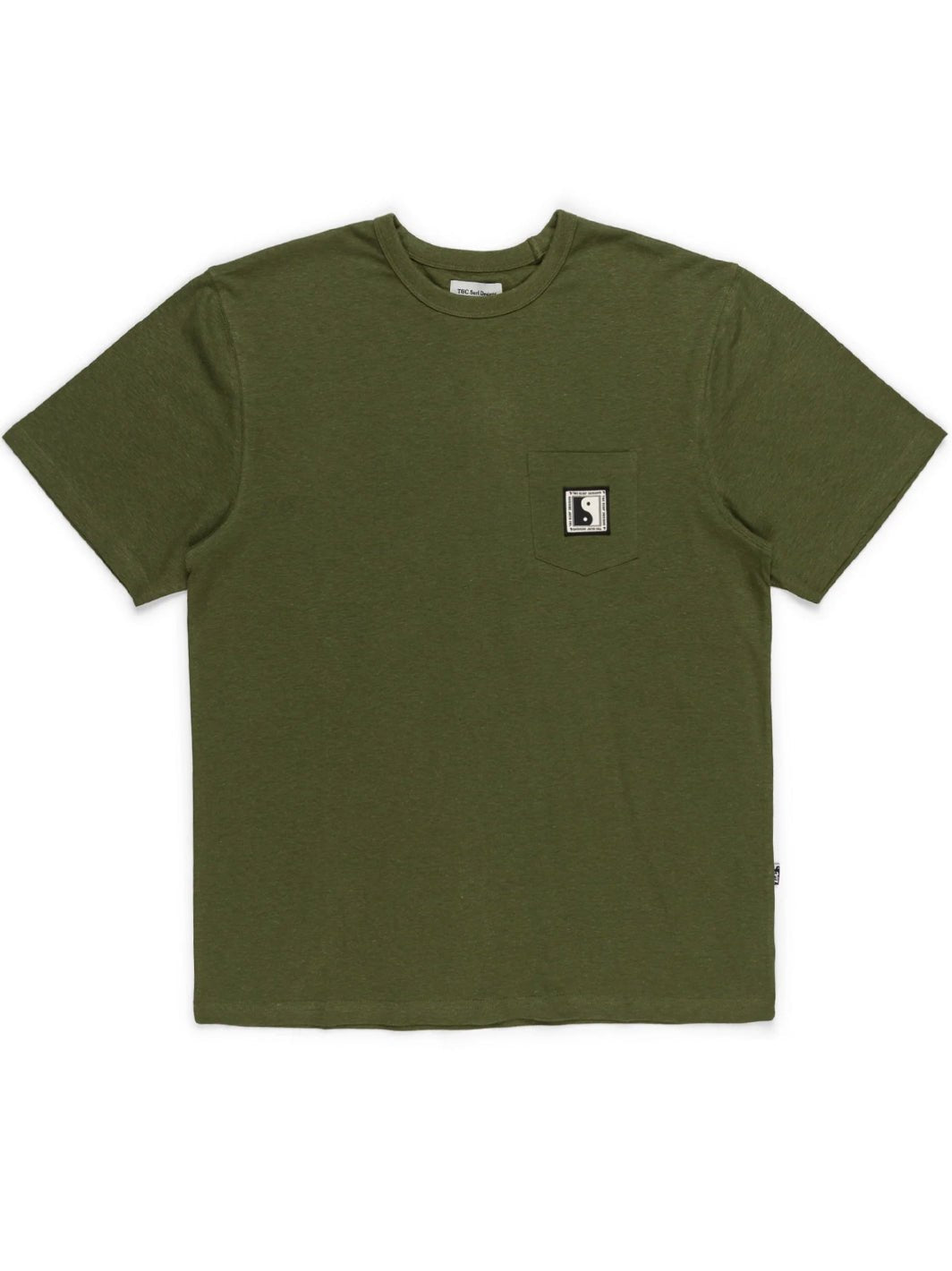 T&C Surf Designs Europe OG Pocket Tee, Bright Military / S