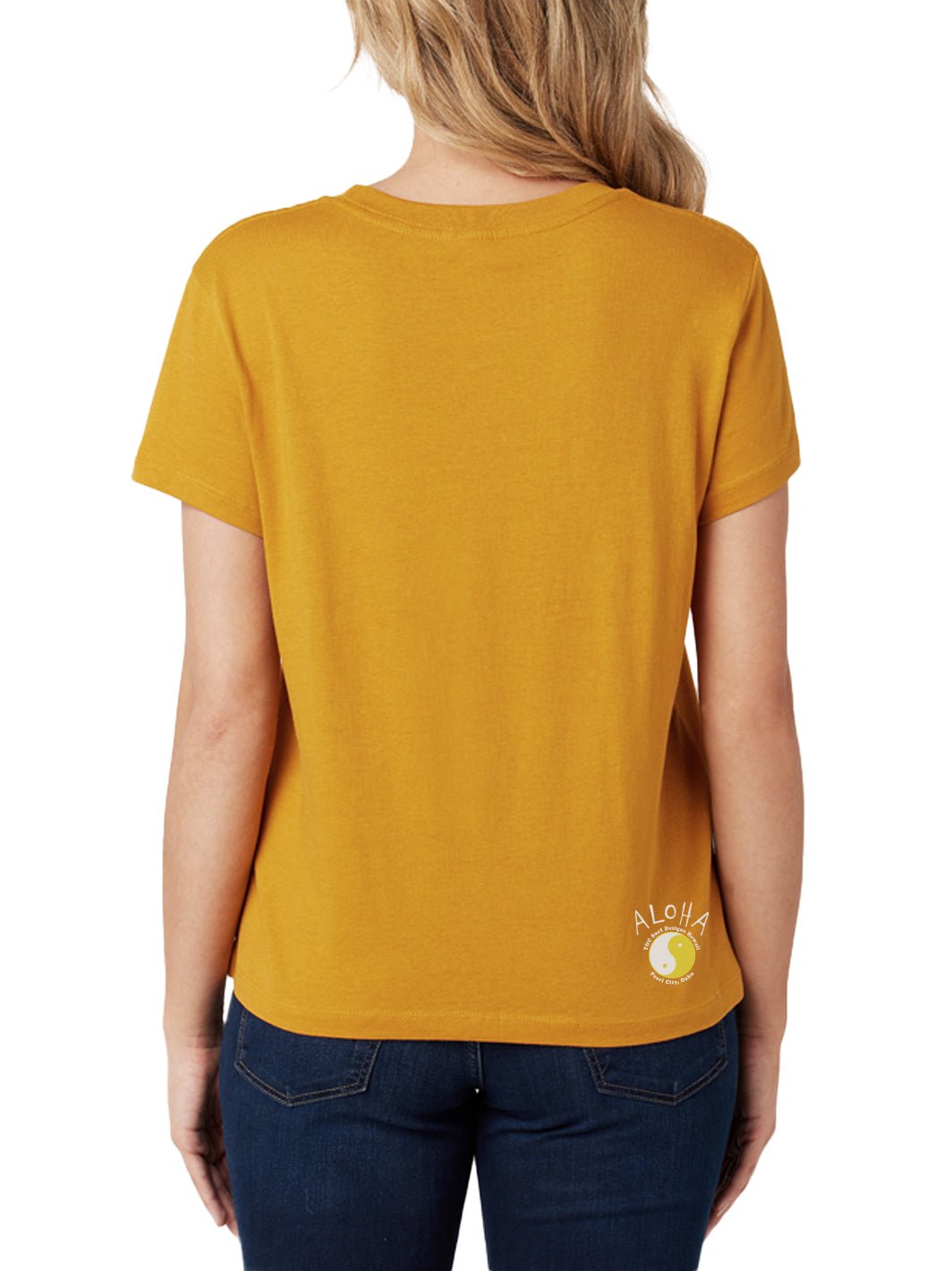 Simple Plumeria Boyfriend Tee - T&C Surf Designs