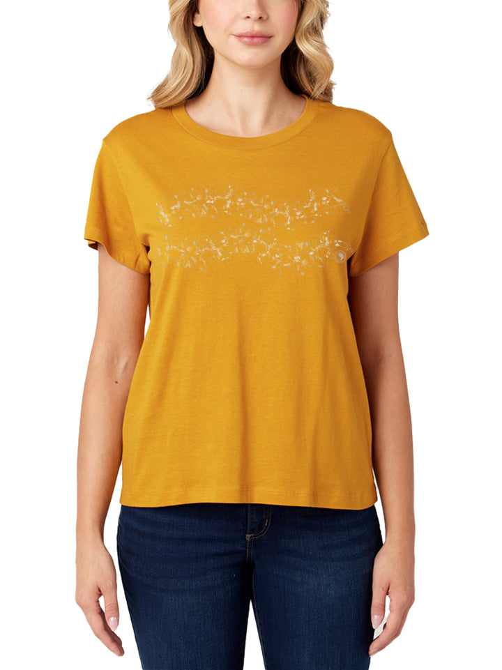T&C Surf Designs Simple Puakeni Lei Boyfriend Tee,