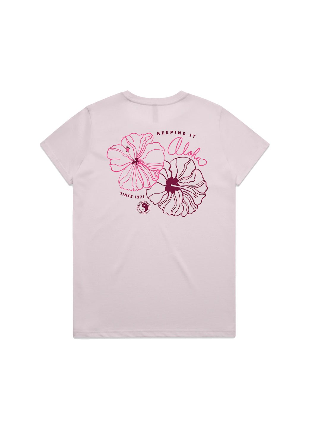 T&C Surf Designs Keeping It Aloha Maple Tee, Orchid / XS