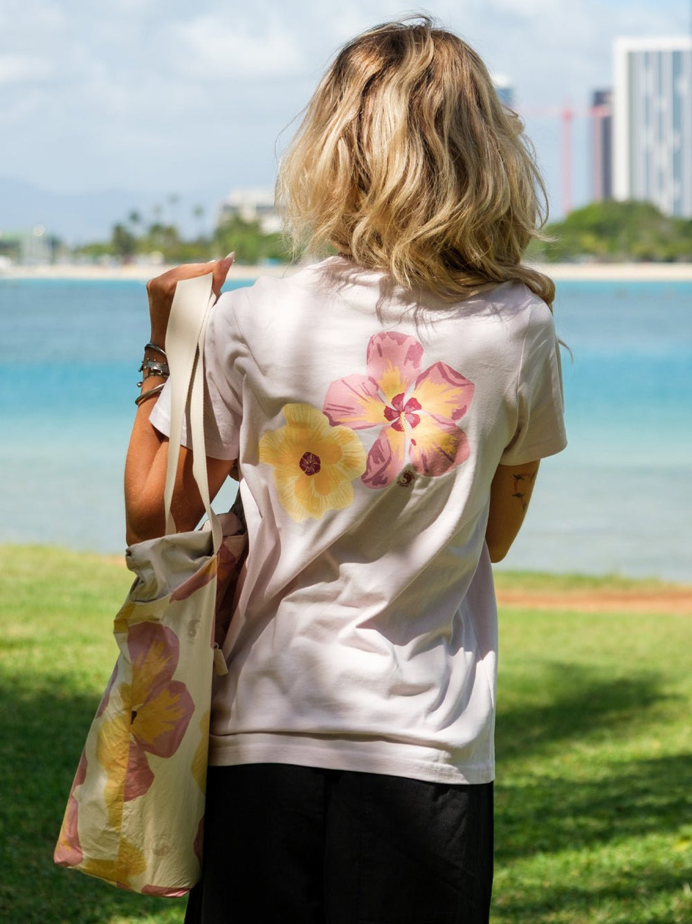 T&C Surf Designs Watercolor Hau Classic Tee,
