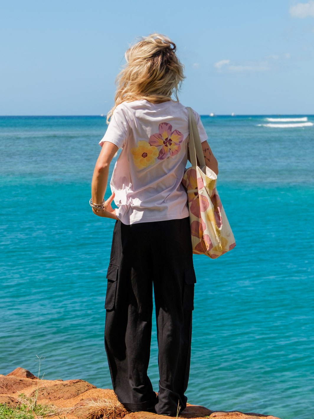 T&C Surf Designs Watercolor Hau Classic Tee,