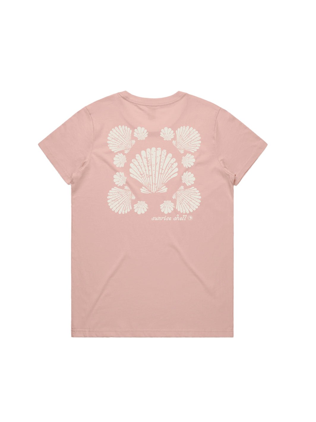 T&C Surf Designs Shell Quilt Maple Tee, Pale Pink / XS
