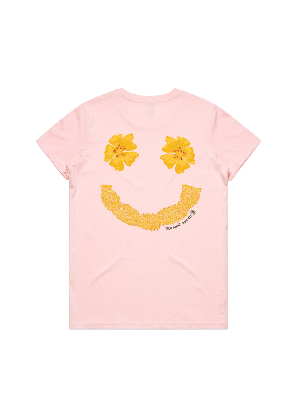 T&C Surf Designs T&C Surf Smiley Ilima Maple Tee, Pink / XS