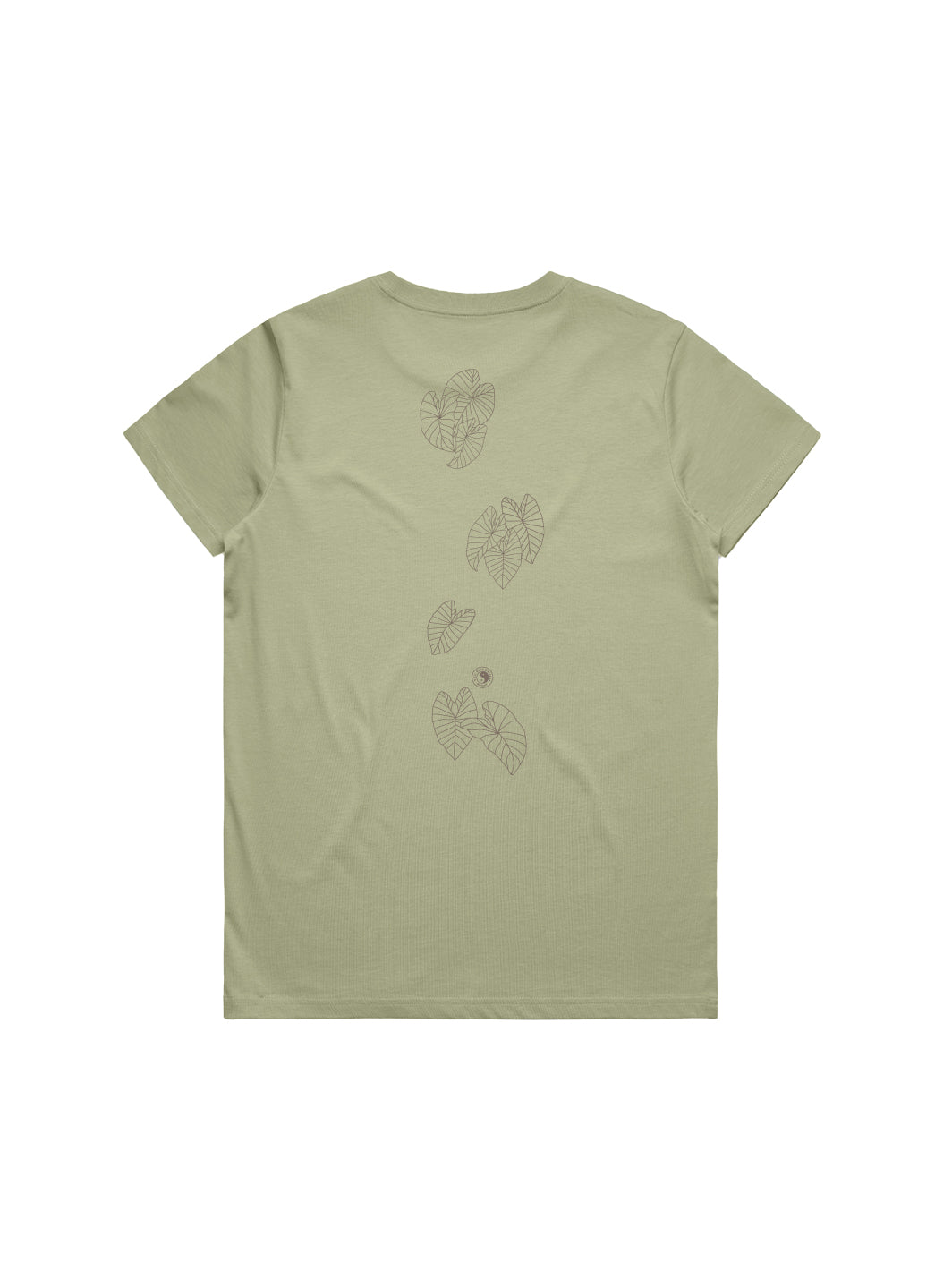 T&C Surf Designs Kalo Vertical Maple Tee, Pistachio / XS