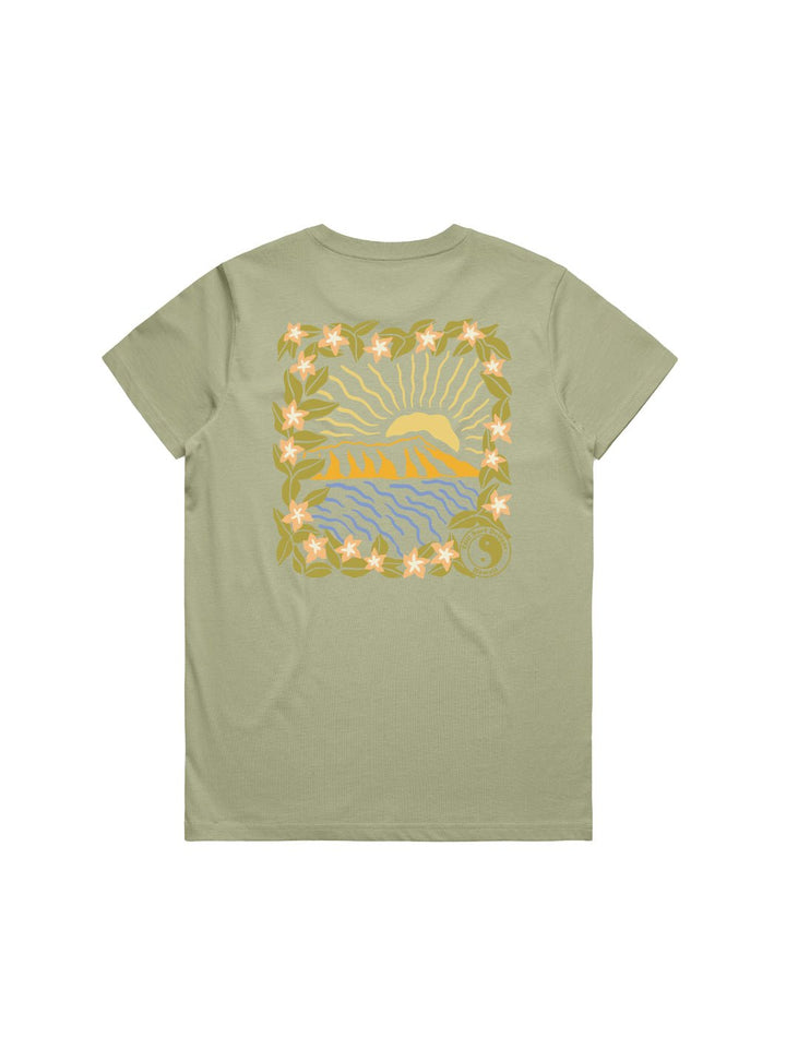 T&C Surf Designs Leahi Bloom Maple Tee,