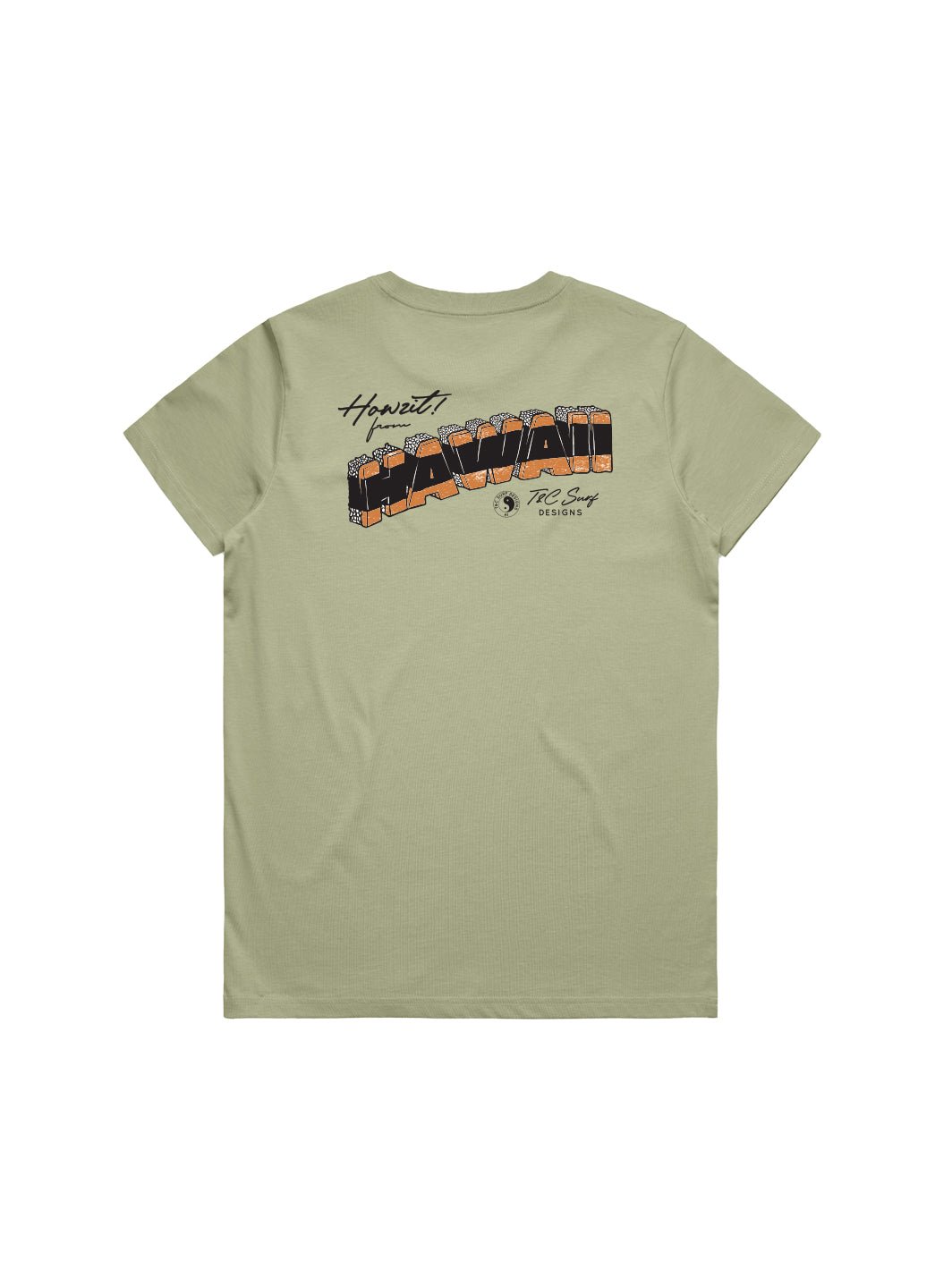 HI Postcard Maple Tee