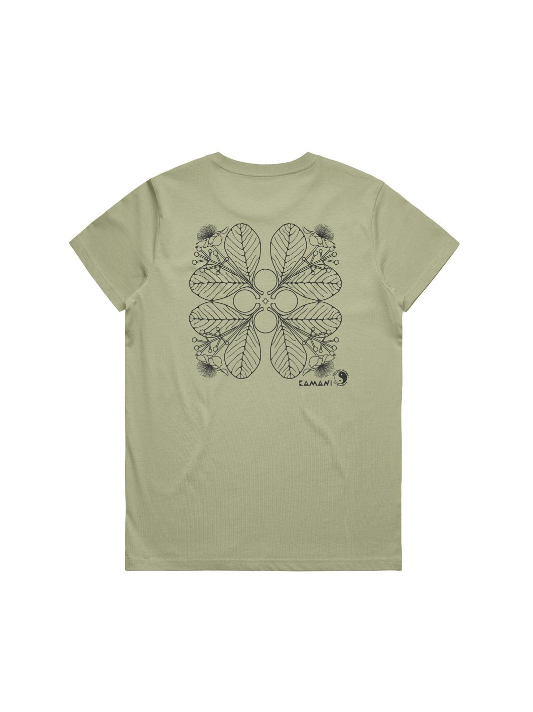 T&C Surf Designs Kamani Quilt Maple Tee, Pistachio / XS