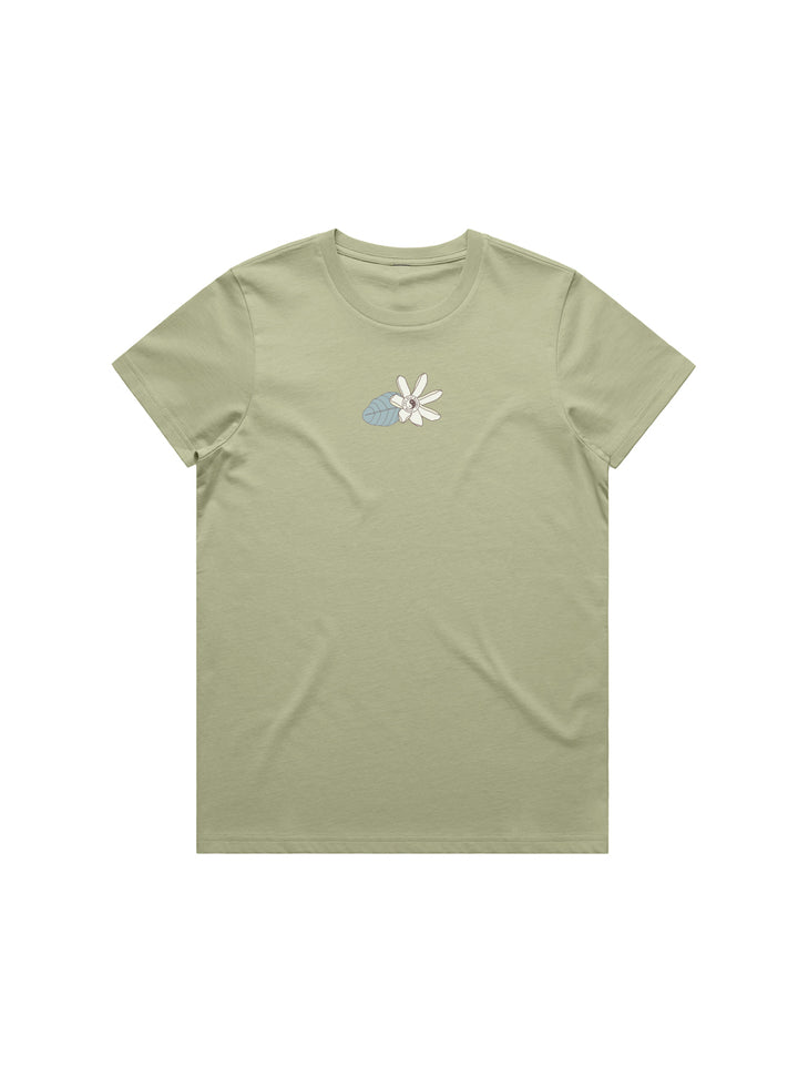 T&C Surf Designs Tiare Cluster Maple Tee,