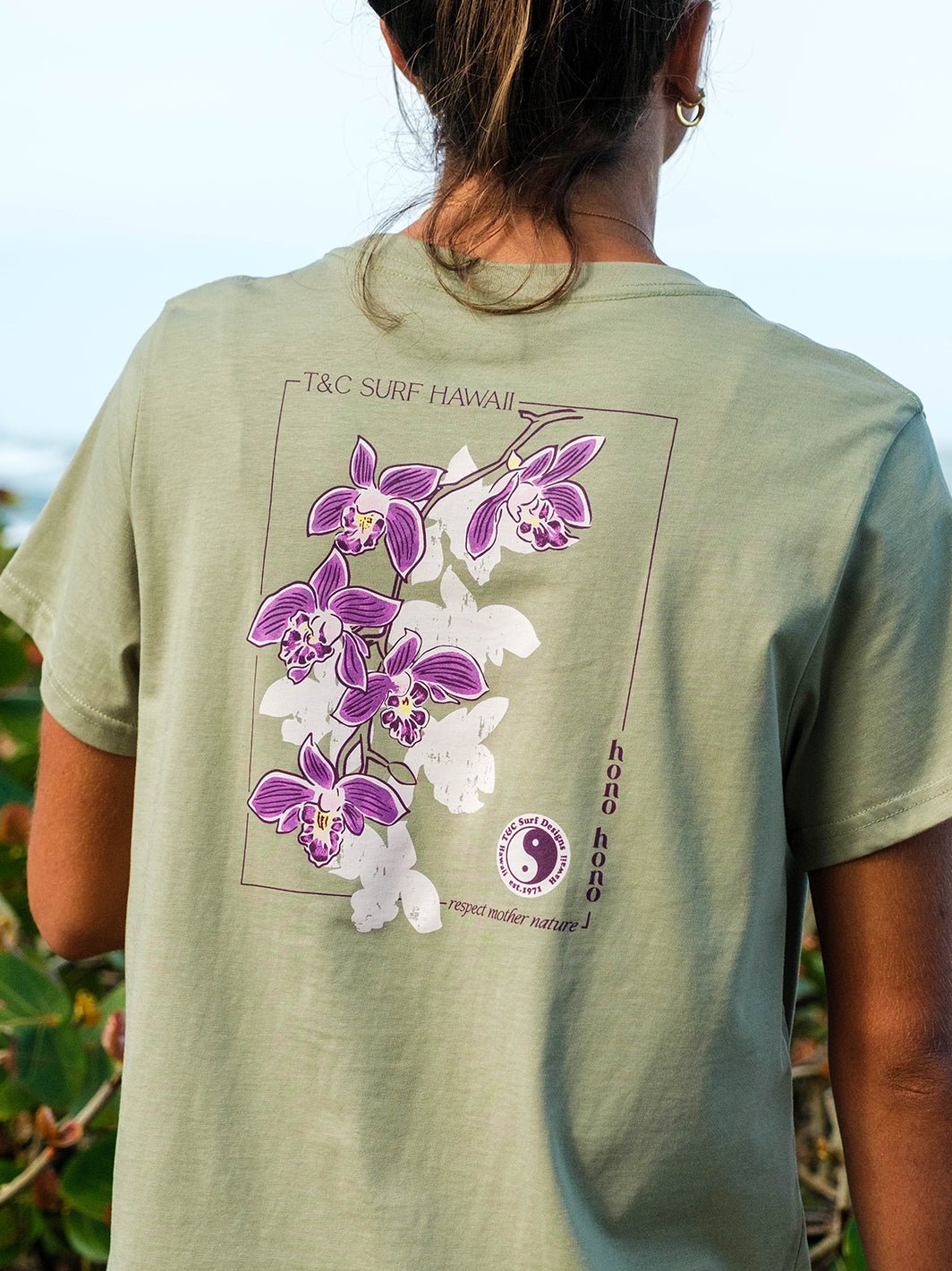 T&C Surf Designs Woodprint Honohono Maple Tee,