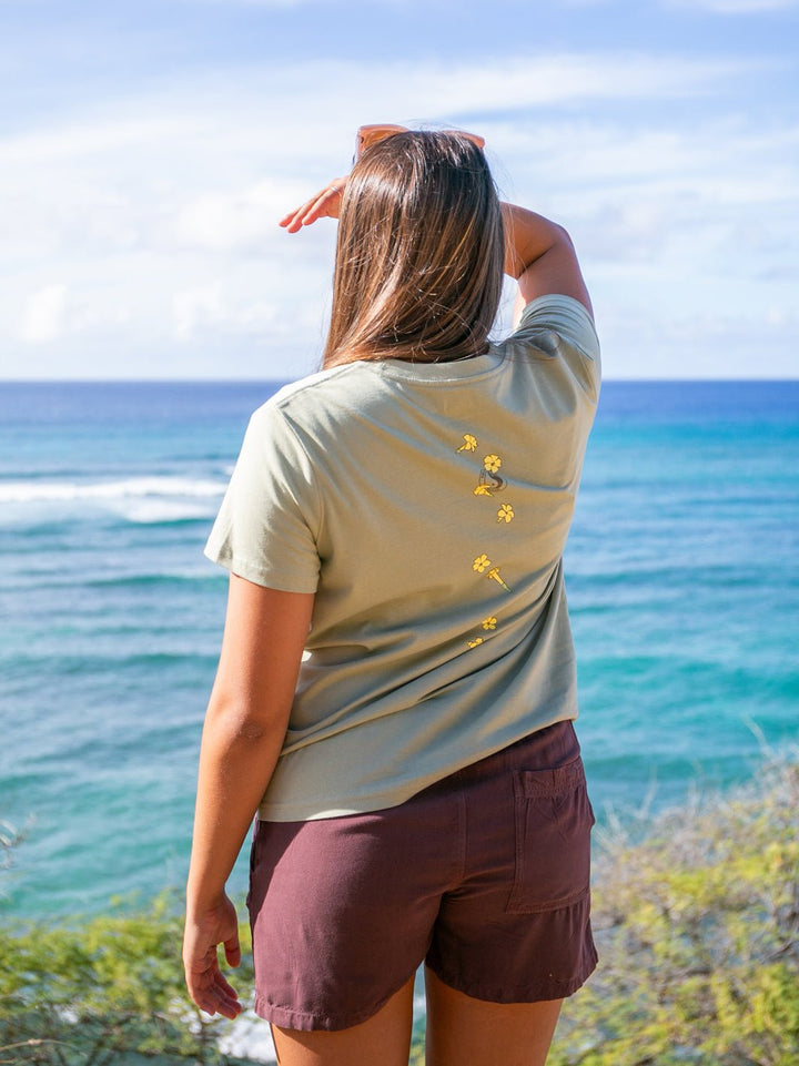 Falling Puakeni Maple Tee - T&C Surf Designs
