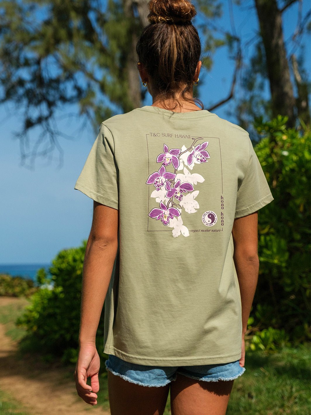 T&C Surf Designs Woodprint Honohono Maple Tee,