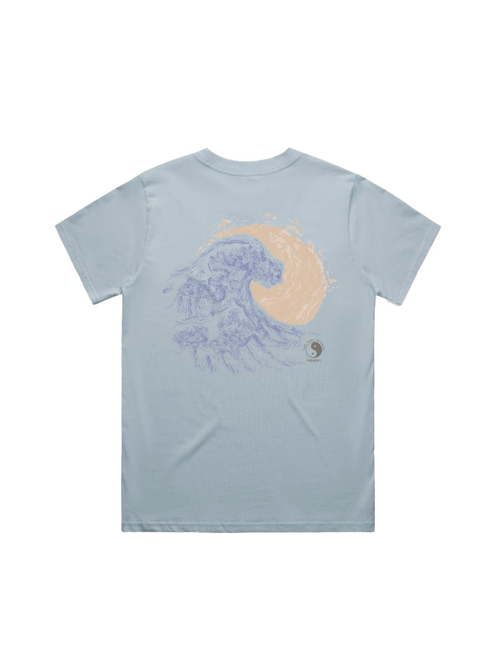 T&C Surf Designs Sumie Hokusai Classic Tee, Powder / S