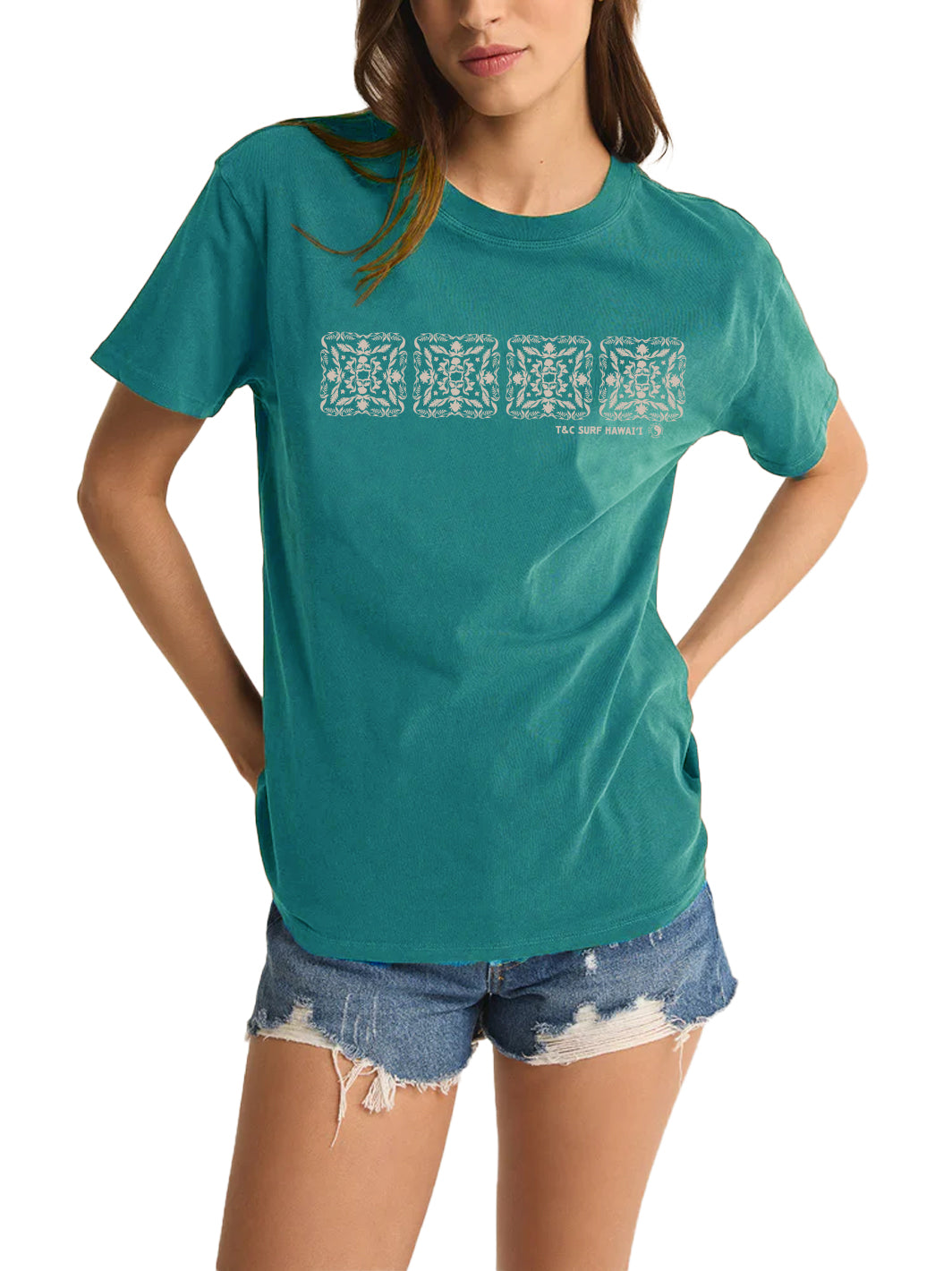 Quilt Band Boyfriend Tee