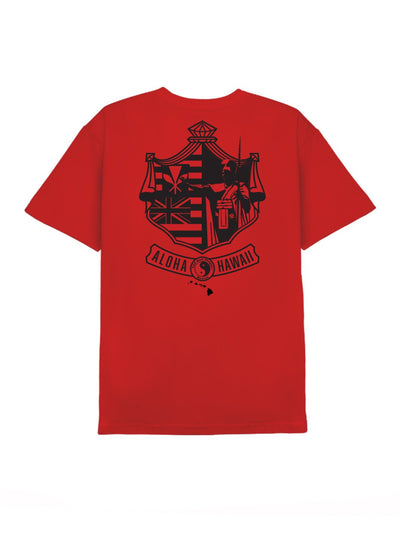 T&C Surf Designs T&C Surf Kam Flags Crest Tee, Red / S