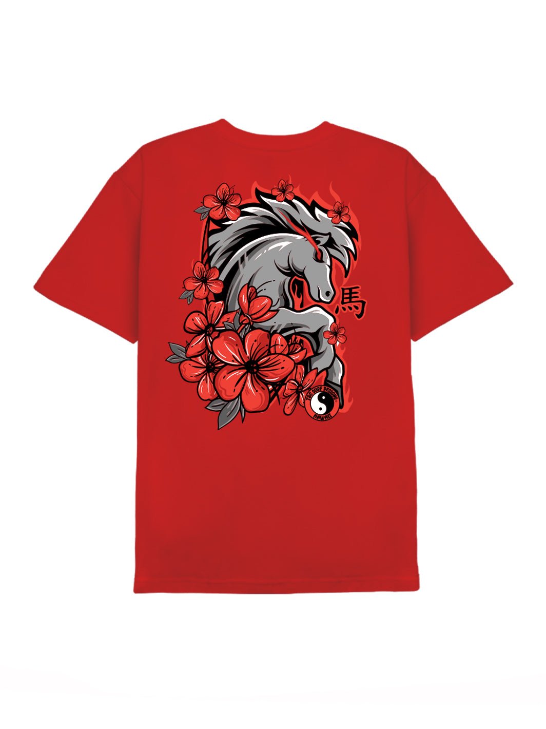T&C Surf Designs Year Of The Horse Tee, Red / S
