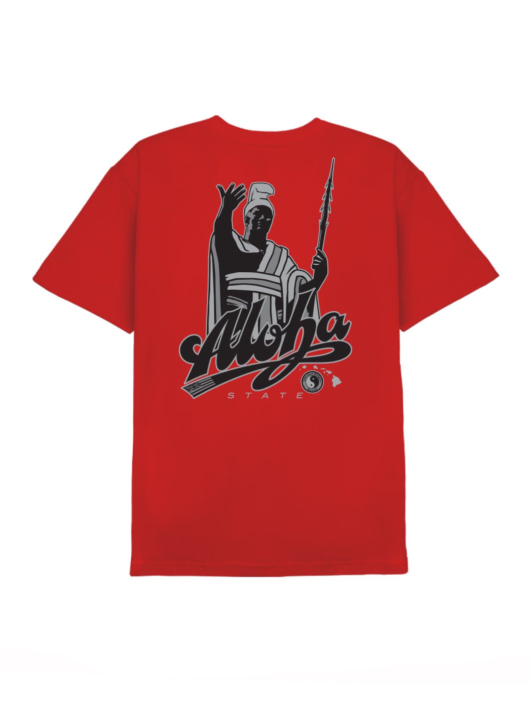 T&C Surf Designs Kam Aloha 25 Tee, Red / S