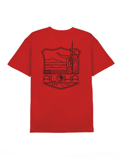 T&C Surf Designs Line Kam Tee, Red / S