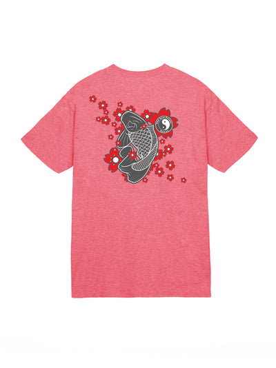 T&C Surf Designs T&C Surf Koi Sakura Jersey Tee, S / Red Heather