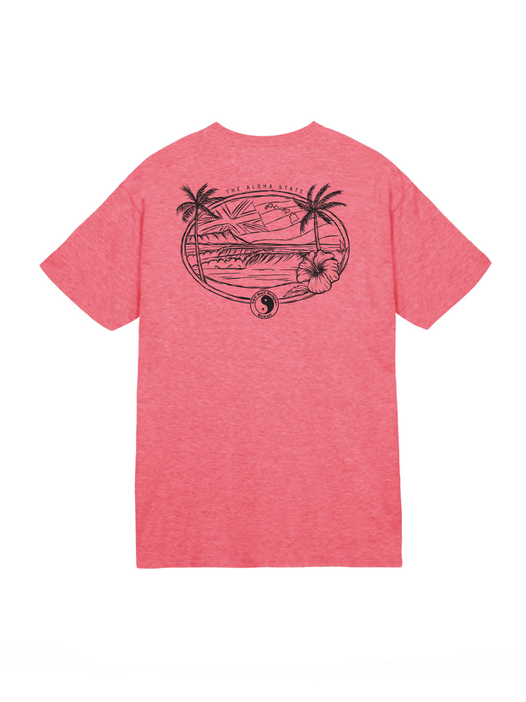 T&C Surf Designs T&C Surf Sketch Diamond Head Jersey Tee, S / Red Heather