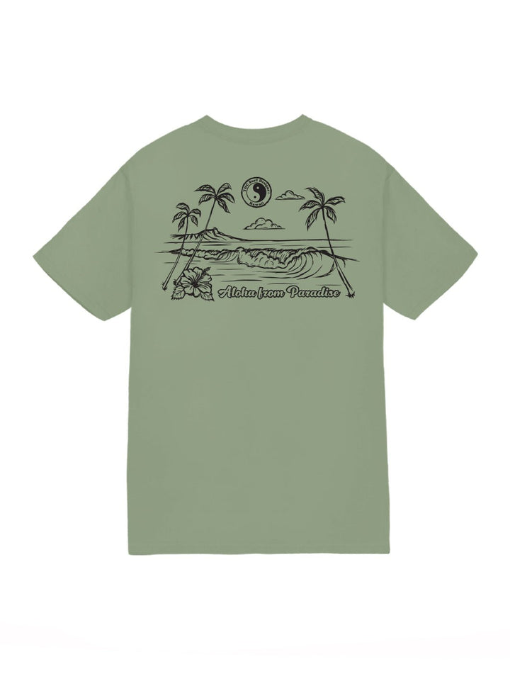 Sketch Diamond Head Wave Jersey Tee