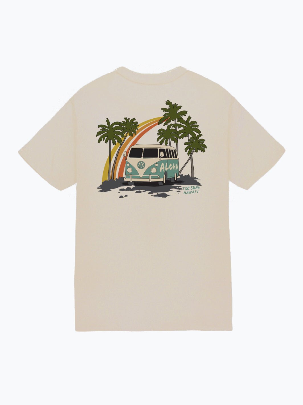 T&C Surf Designs Surf Ride Volkswagen® Jersey Tee, Sand / S