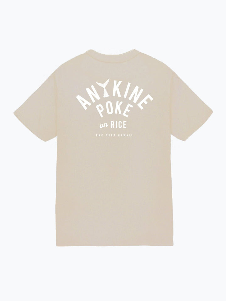T&C Surf Designs Poke Bowl Combo Jersey Tee, Sand / S