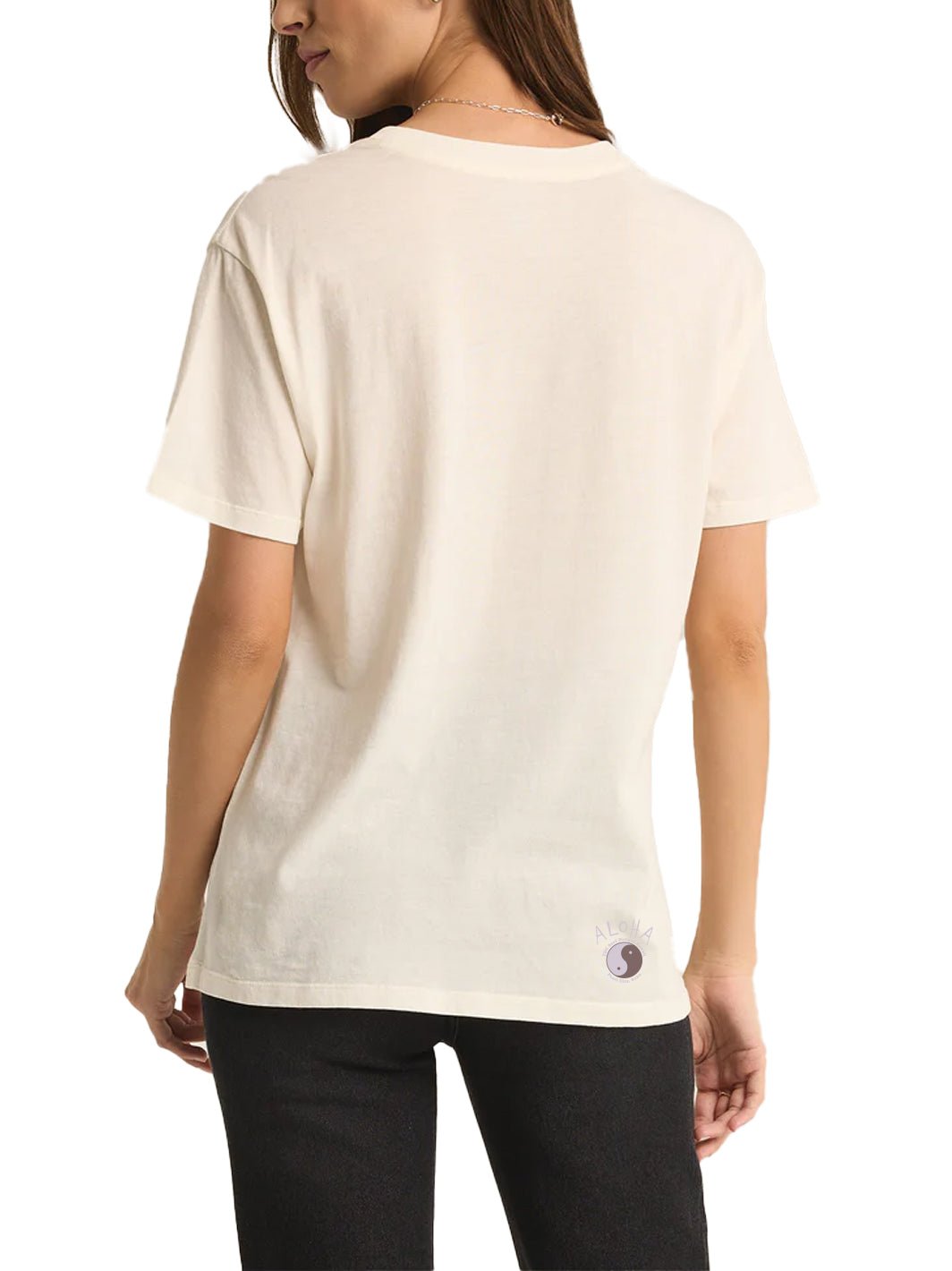 T&C Surf Designs Simple Plumeria Boyfriend Tee,