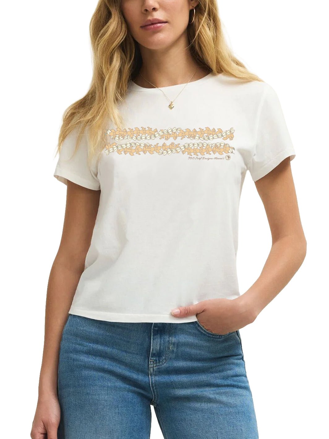 Lei Twist Tourist Tee - T&C Surf Designs