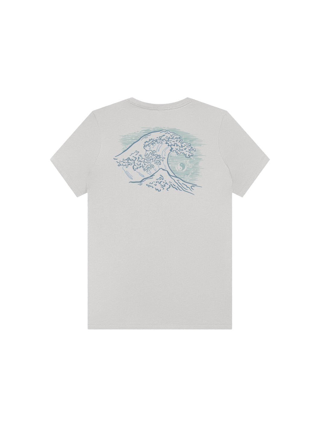 T&C Surf Designs T&C Surf Stoked Hokusai Relax Tee, Silver / S