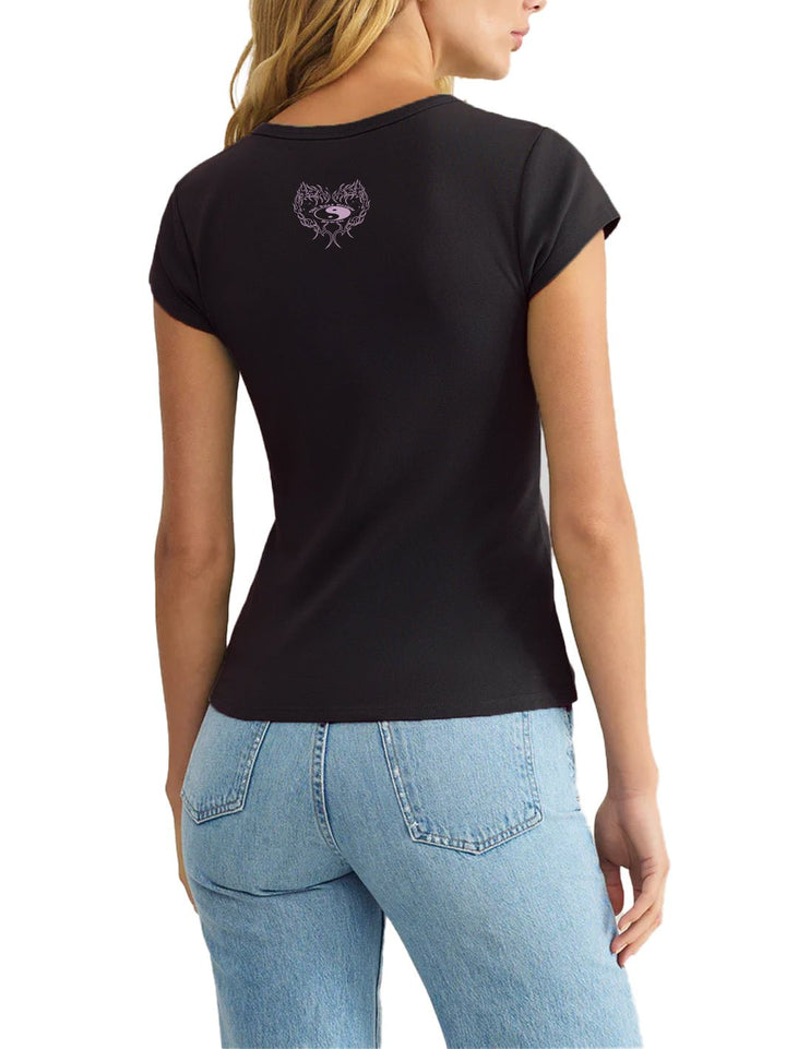 T&C Surf Designs Tribal Heart Cheeky Tee,