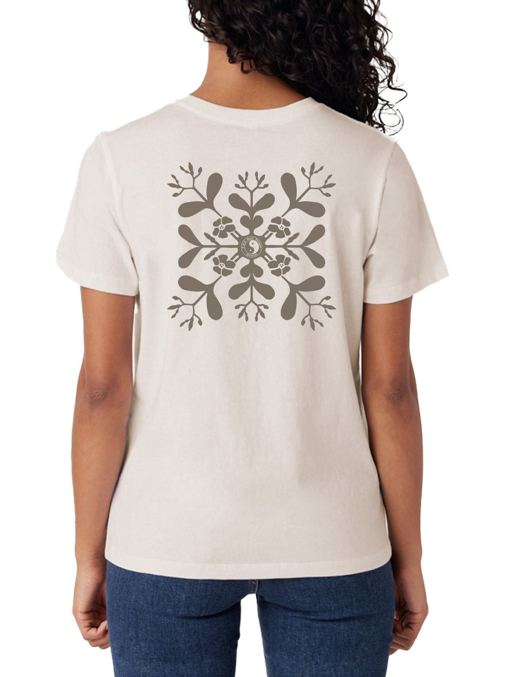 T&C Surf Designs Quilted Classic Tee, Vintage White / XS