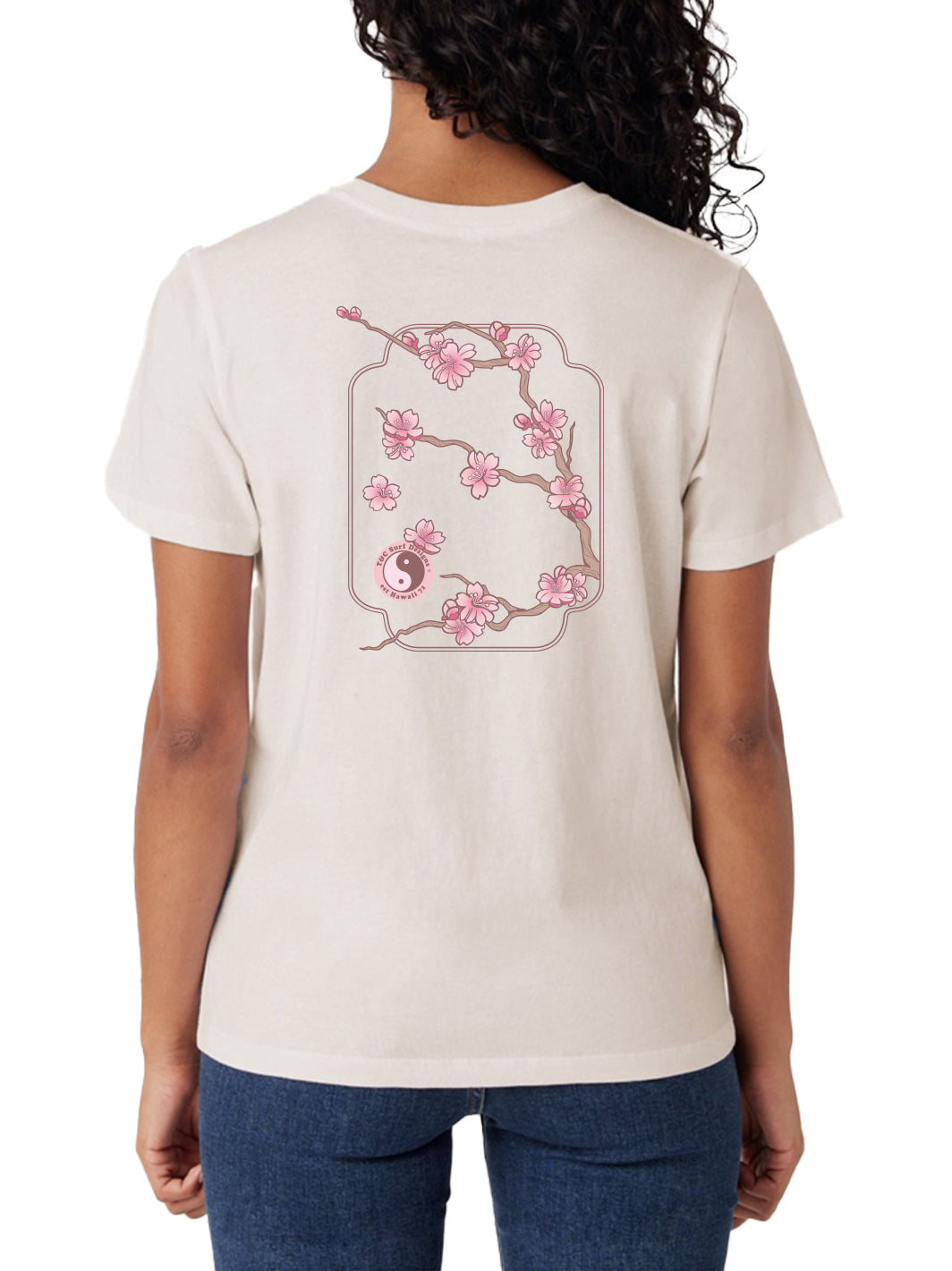 T&C Surf Designs Cherry Ikebana Classic Tee, Vintage White / XS