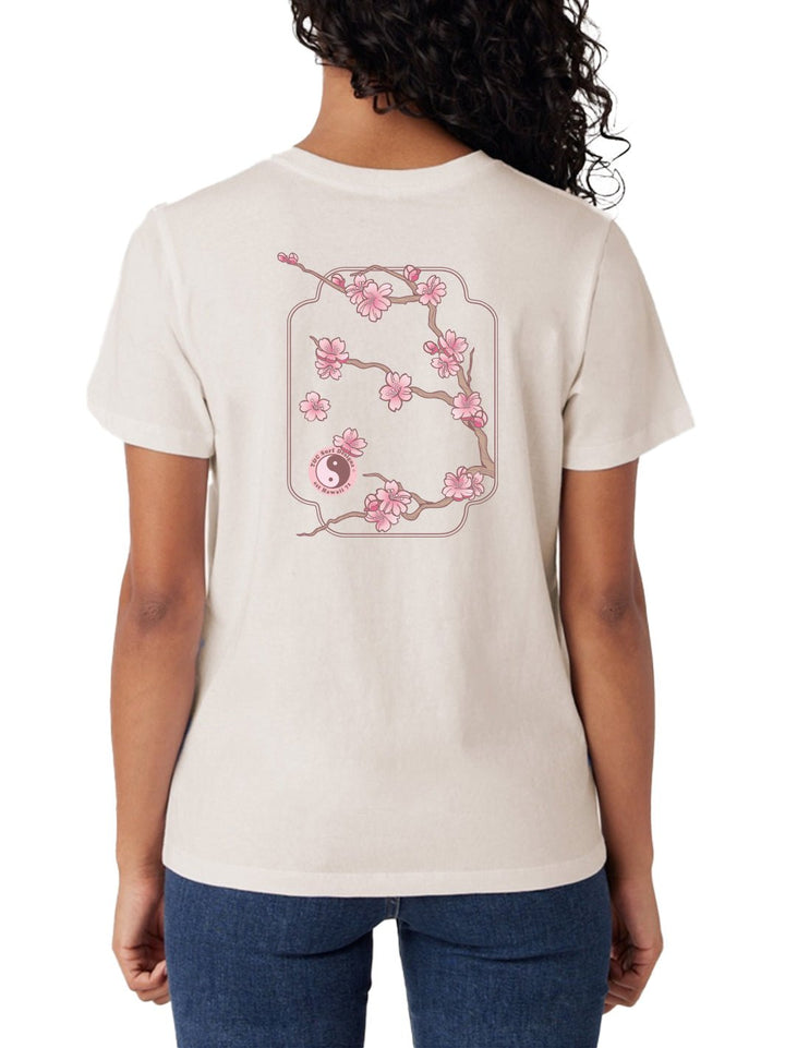 T&C Surf Designs Cherry Ikebana Classic Tee, Vintage White / XS