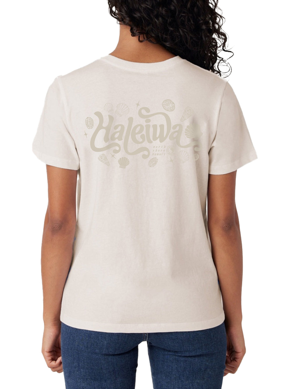 T&C Surf Designs Haleiwa Shell Classic Tee, Vintage White / XS