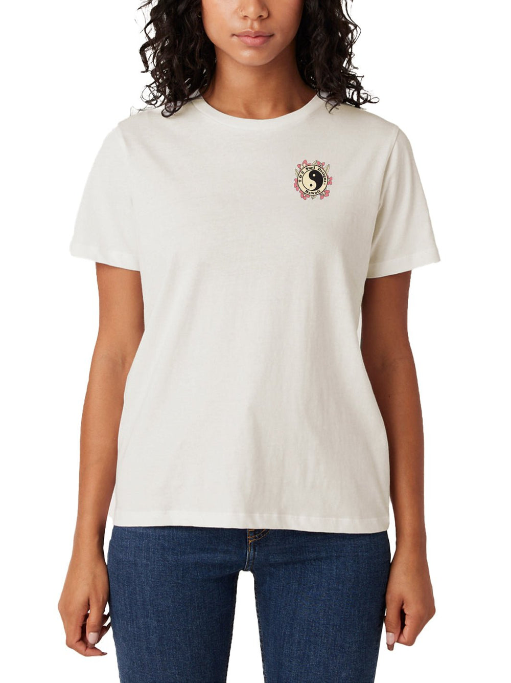 Plumerias Classic Tee - T&C Surf Designs