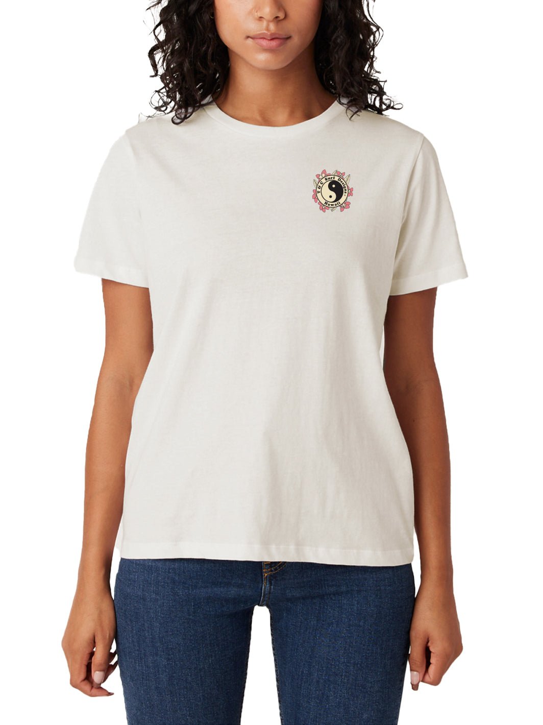 T&C Surf Designs Plumerias Classic Tee,