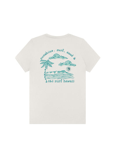 T&C Surf Designs T&C Surf Sunny Days Relax Tee, Vintage White / S