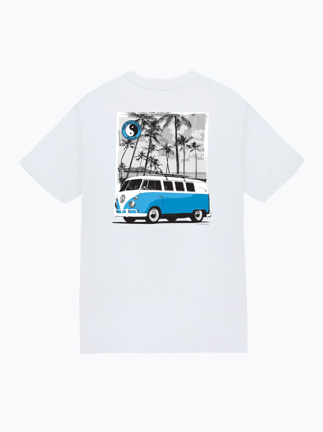 Blue Scenic Bus Volkswagen® Jersey Tee - T&C Surf Designs