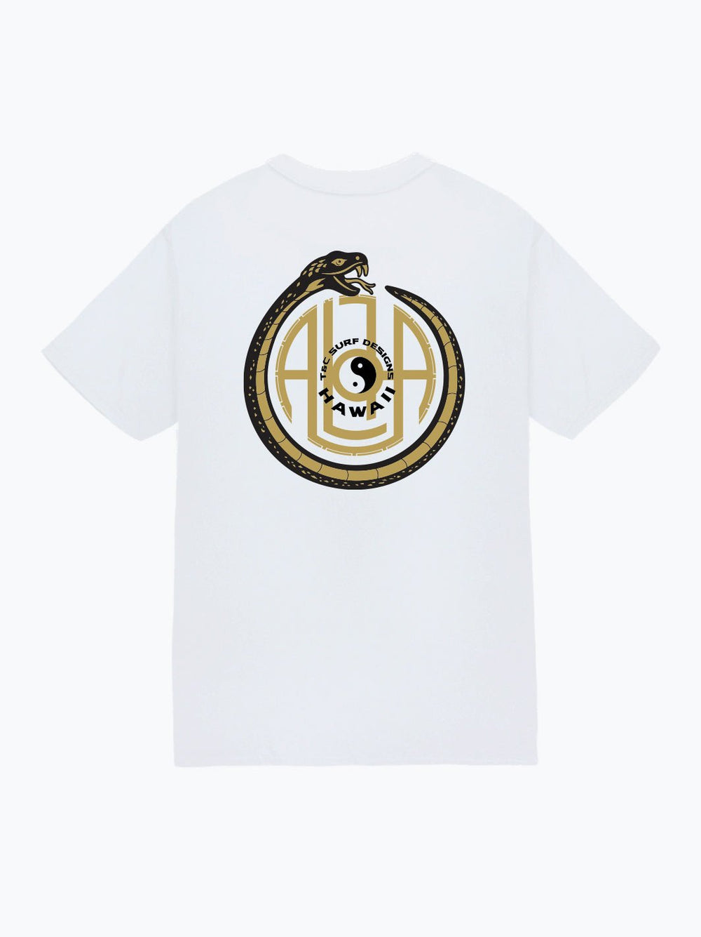 T&C Surf Designs Snake Year Jersey Tee, White / S