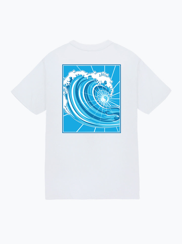 T&C Surf Designs Blue Wave Jersey Tee, White / S
