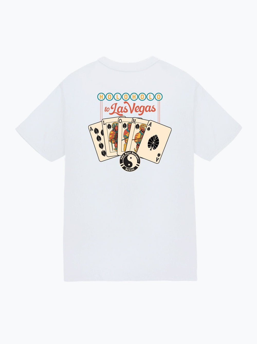 T&C Surf Designs Royal Flush Jersey Tee, White / S