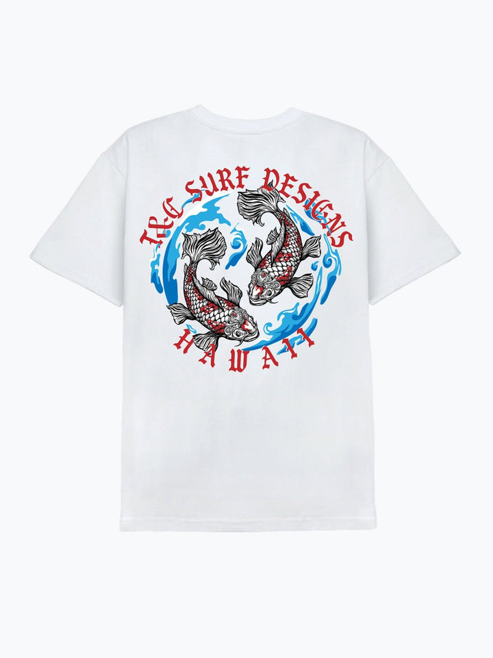 T&C Surf Designs Koi Royalty Tee, White / S