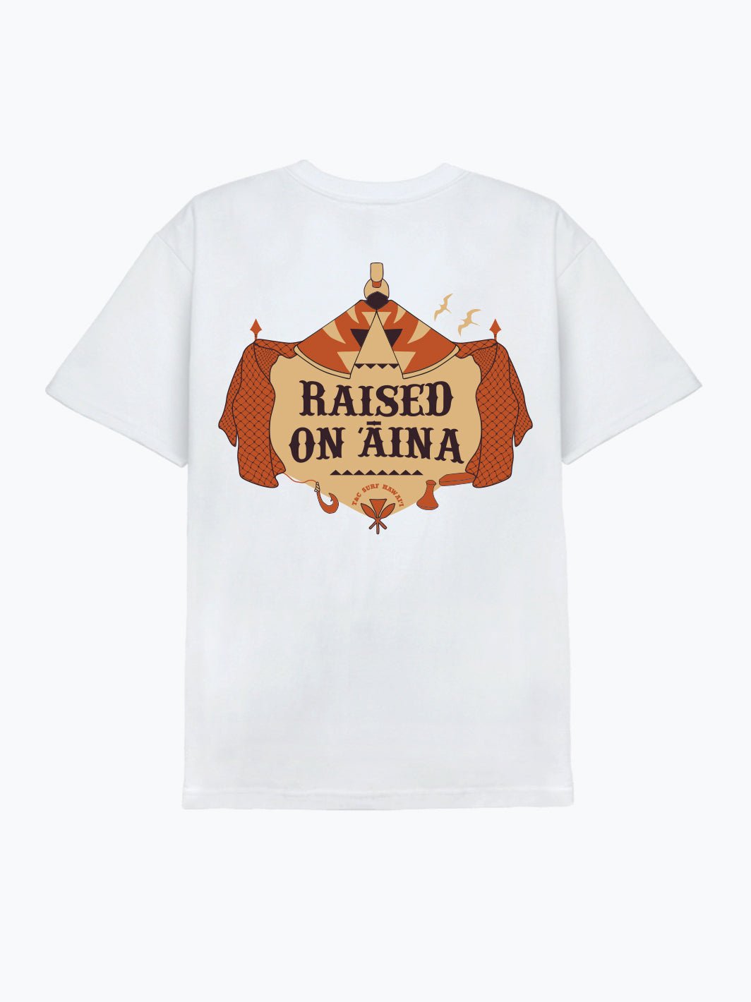 T&C Surf Designs Aina Hale Tee, White / S