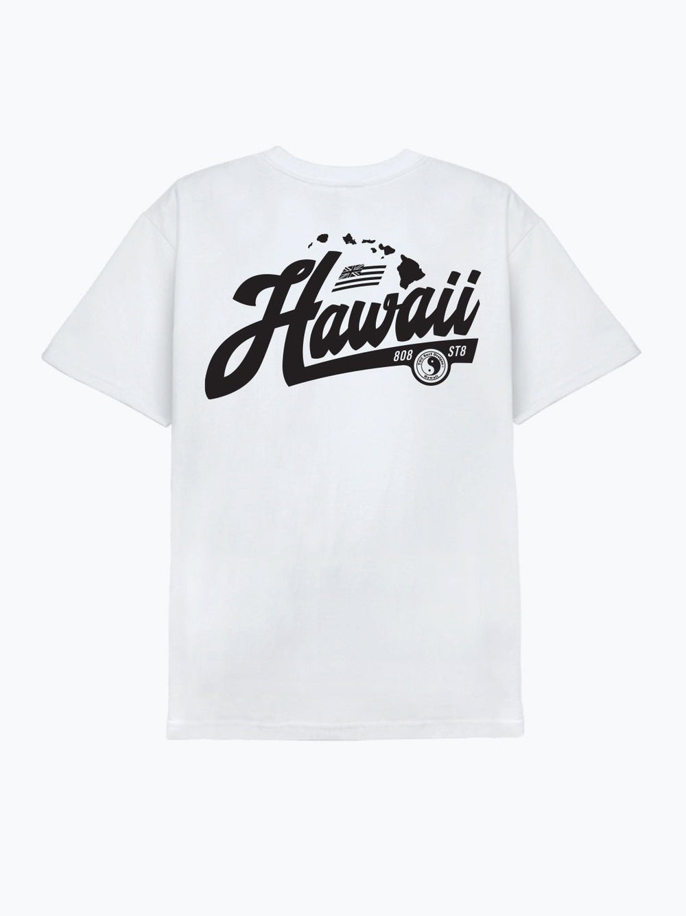 Hawaii Flag Script Tee - T&C Surf Designs