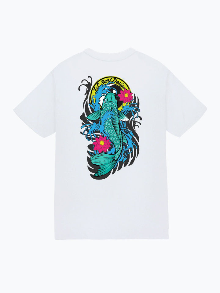 T&C Surf Designs Koi Love Tee, White / S