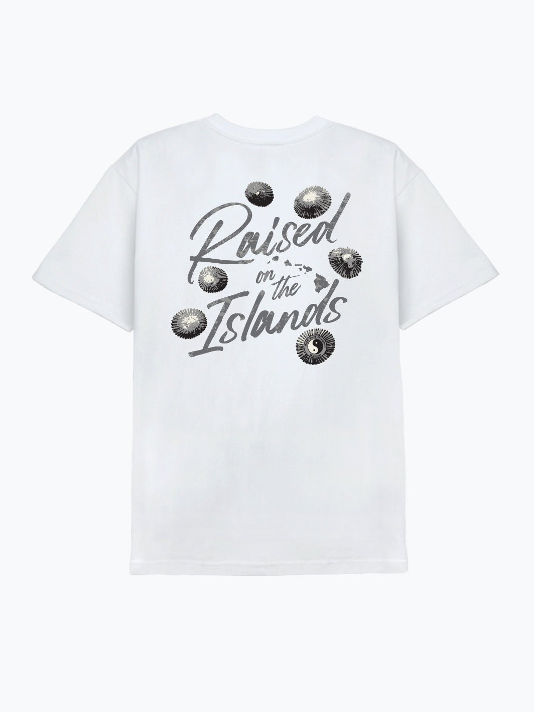 T&C Surf Designs Raised On Opihi Tee, White / S