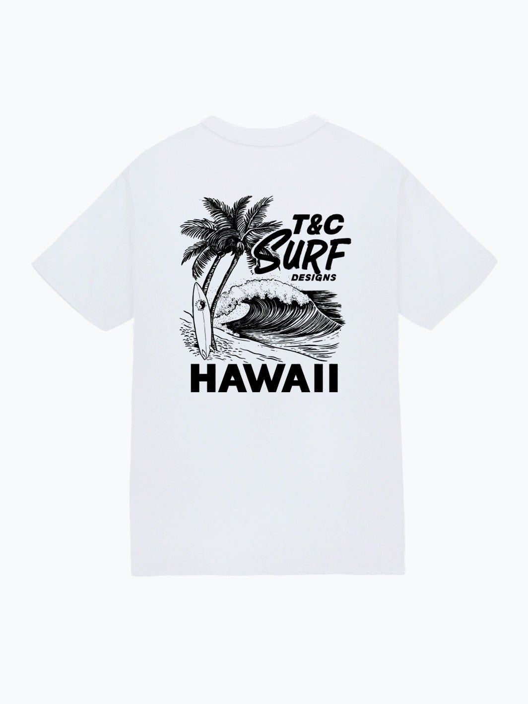 T&C Surf Designs Shorebreak Jersey Tee, White / S