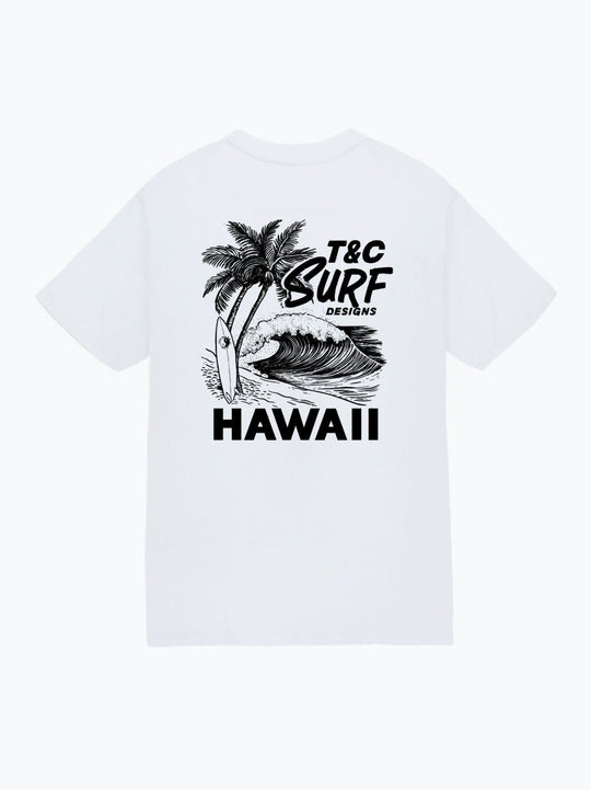 T&C Surf Designs Shorebreak Jersey Tee, White / S